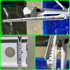 美品　ホワイト　テレビスタンドの画像