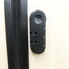 新品 Lサイズ HUNDRED キャリーケース 95L MCR-001 ハードケース ベージュ スーツケース キャスター付き キャリーバッグの画像