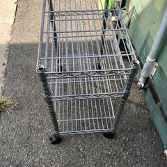 JM20412K) UNI SELFスチールラック＜幅：約62cm 高さ：約65cm 奥行：約38cm＞中古品【取りに来られる方限定】　 の画像