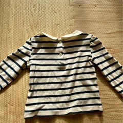 GAPのボーダーシャツ　80cmの画像