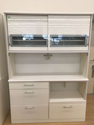 A-506【リユースのサカイ野々市店】ジモティ来店特価‼ レンジボード ホワイト クリーニング済み