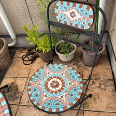 ガーデンテーブルセットの画像