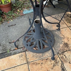 ガーデンテーブルセットの画像