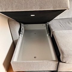 3人掛け収納付き
ソファーベッド【ニトリ】の画像