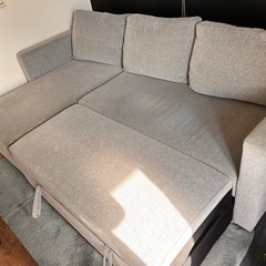 3人掛け収納付き
ソファーベッド【ニトリ】の画像