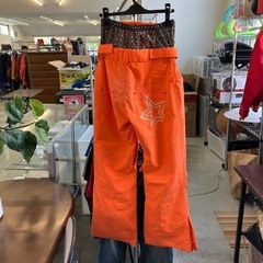 K2511-100 MARVEL FANTASY スノボー ウェア Mサイズ スキー スポーツ ネオン オレンジ キズ汚れ有りの画像