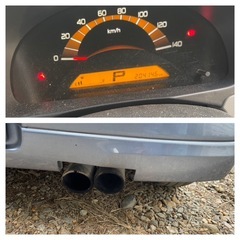 スズキ　ワゴンR MH23S  社外マフラーの画像