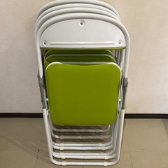 パイプ椅子　4脚の画像