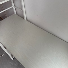 ニトリ システムデスク ホワイト　勉強机 仕事机 の画像