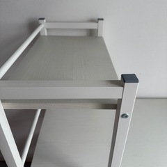 ニトリ システムデスク ホワイト　勉強机 仕事机 の画像