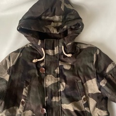 VANS OFF THE WALL バンズ ジャケット XS サイズ 迷彩柄 中古品  の画像