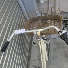 E671★限定特価　整備済み★ブリヂストン　カジュナ★ 中古自転車 【　26インチ　アイボリー　 】の画像