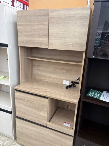 【表示価格より20%OFF】アイリスオーヤマ キッチンキャビネット　キッチンボード