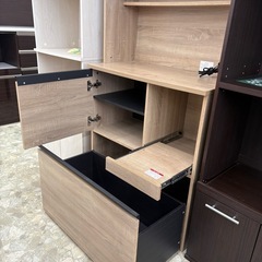 【表示価格より20%OFF】アイリスオーヤマ キッチンキャビネット　キッチンボードの画像