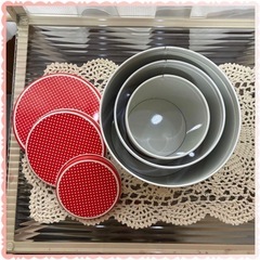 フレーズ『いちご柄 』保存缶 3個セットの画像