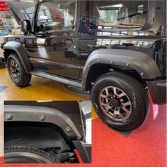 ジムニーシエラJB74 オーバーフェンダー　パーツの画像