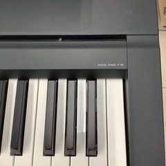 YAMAHA ヤマハ　電子ピアノ　p-45 2015年製の画像