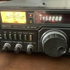 動作未確認ジャンク扱い　ICOM IC-271 オールモードトランシーバーの画像