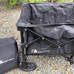 MOON LENCE 【ブレーキ付き】 大容量135L 耐荷重130kg　キャリーワゴン 折りたたみ　の画像
