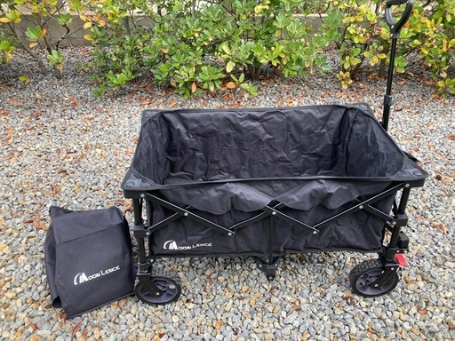 MOON LENCE 【ブレーキ付き】 大容量135L 耐荷重130kg　キャリーワゴン 折りたたみ　