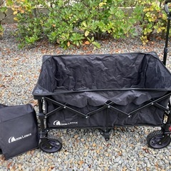 MOON LENCE 【ブレーキ付き】 大容量135L 耐荷重130kg　キャリーワゴン 折りたたみ　の画像
