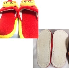 2個セット)アンパンマン パイルスリッパ➕プレゼントバッジの画像