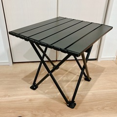 新品 アウトドア ロールテーブル サイドテーブル キャンプ　の画像