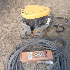 リョービ　電動　ウインチ　ホイスト　ＷＩー６１Ｃ　６０ｋｇ　揚程２０ｍの画像