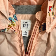 GAP 花柄　ナイロン　ジャケット　アウター　3歳　100の画像
