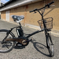 🉐459🉐バッテリー長持ち🉐🉐 パナソニック20インチ電動自転車🈹現車確認🉑の画像