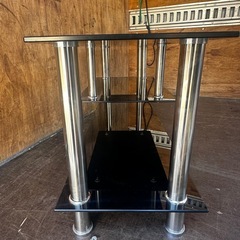 ガラス製 テレビ台の画像