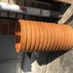 信楽焼の傘立ての画像