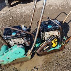  2台 振動プレート　ミカサ、ＭＶＣ-Ｆ60　MVC-50G , 動作します . オイル交換の画像