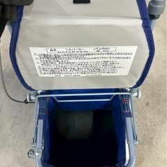 シルバーカー　リズムRWC　二筋格子ブルー　島製作所の画像