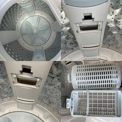 東芝 TOSHIBA 縦型洗濯機 AW-7GM2 2023年製 7kg ホワイト 白の画像