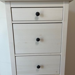 IKEA ヘムネス チェスト ホワイト 5段チェストの画像