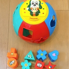 わんわんとうーたんの型はめパズル　の画像