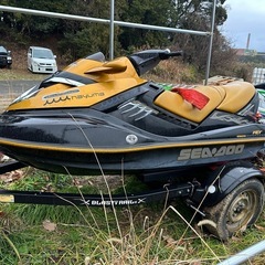 ジェットスキー、トレーラーセットの画像