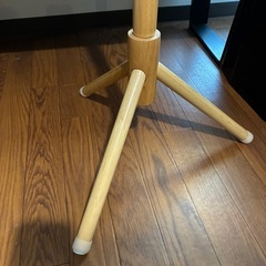 ポールハンガー コートハンガー 木製 ハンガーラック　の画像