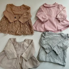 長袖 80センチ 4枚セットの画像