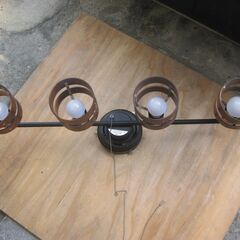 ★ニトリ　　シーリングライト Nウッドリング(P-4NA)　　美品の画像