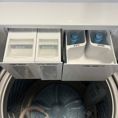 026 e angle(イーアングル) 7.0kg 全自動洗濯機 ANG-WM-B70-W 2022年製【美品 メンテナンス済)】の画像