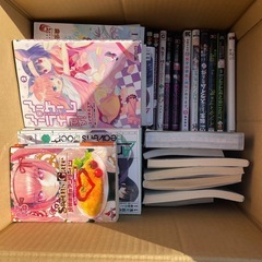 漫画 ライトノベル およそ50冊　まとめ 片付けの画像