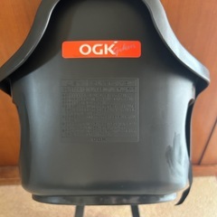 OGKフロントチャイルドシート ブラック　自転車　子供用の画像