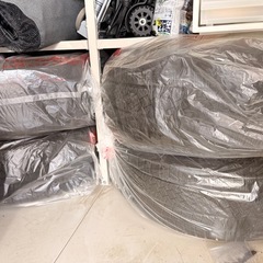 【美品】VOLVO純正スタッドレス PIRELLI ICE ZERO ASIMMETRICO 235/55R18ホイール付き4本セットの画像