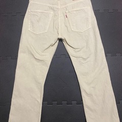 【Y00054】Levi's（リーバイス）501　カラーデニムパンツ　アンクルパンツ　テーパードパンツ　　W32 L32　※9分丈の画像