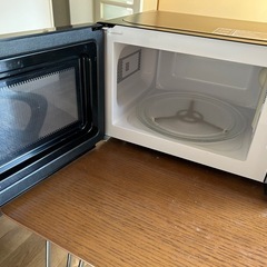 美品アイリスオーヤマ電子レンジの画像