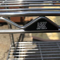 JM20412K) UNI SELFスチールラック＜幅：約62cm 高さ：約65cm 奥行：約38cm＞中古品【取りに来られる方限定】　 の画像