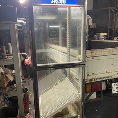 【ジャンク】レトロ　アサヒ　冷蔵ショーケースの画像