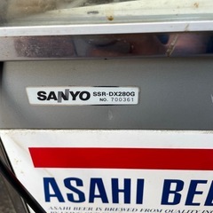 【ジャンク】レトロ　アサヒ　冷蔵ショーケースの画像